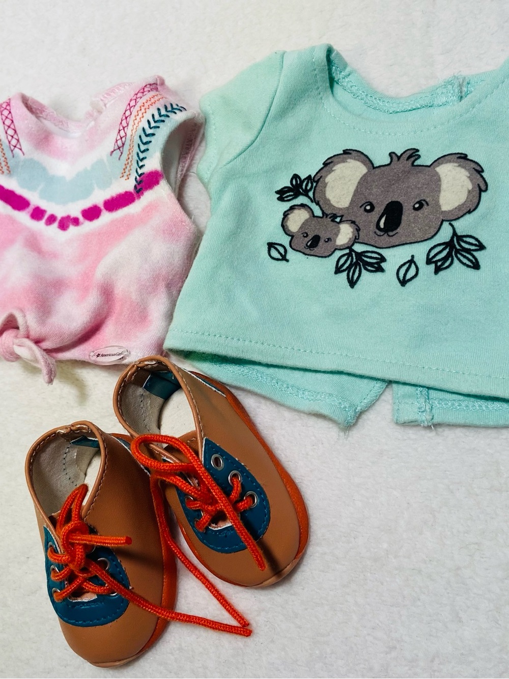 American Girl Meet Kira + Koala PJ Top  18” Doll Clothes